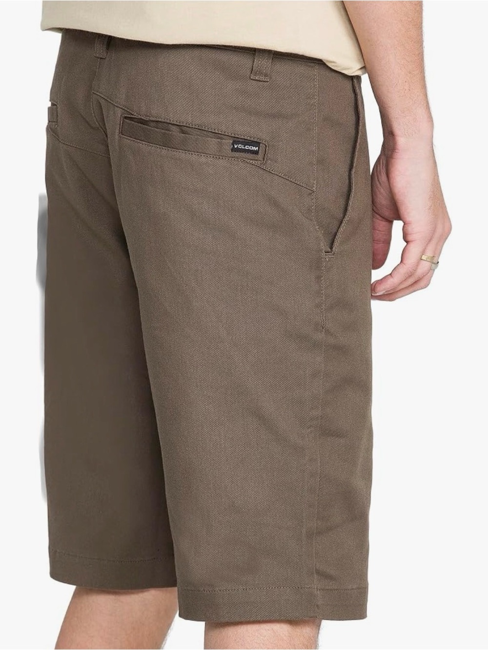 NWT Volcom Men's Vmonty Chino Shorts – 22” Outseam, Relaxed Fit, Durable Cotton